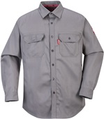 Portwest Adult ARC2 Bizflame 88/12 FR Work Shirt GREY Pocket