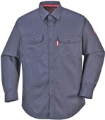 Portwest Adult ARC2 Bizflame 88/12 FR Work Shirt NAVY Pocket