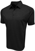 Tonix Mens Integrity Polo Shirt BLACK MELANGE/BLACK Pocket