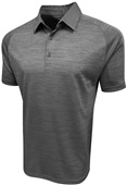 Tonix Mens Integrity Polo Shirt GREY MELANGE/GREY Pocket