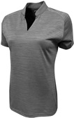 Tonix Ladies Integrity Polo Shirt GREY MELANGE/GREY Pocket