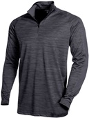 Tonix Mens Patience 1/4 Zip Pullover BLACK MELANGE/BLACK Pocket