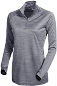 Tonix Womens Patience 1/4 Zip Pullover GREY MELANGE/GREY Pocket