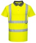 Portwest Mens Hi-Vis Short Sleeve Polo S477 YELLOW Pocket