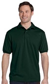 Hanes Mens 50/50 EcoSmart Jersey Knit Polo 054 DEEP FOREST Pocket