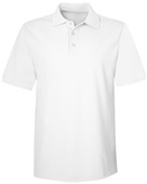 Hanes Mens X-Temp Piqué SS Polo 055P WHITE Pocket