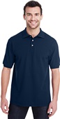 Jerzees Adult Premium 100% Ringspun Cotton Polo J NAVY Pocket