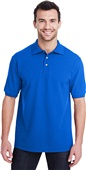 Jerzees Adult Premium 100% Ringspun Cotton Polo ROYAL Pocket
