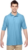 Jerzees Adult Youth 5.3 oz. Easy Care Polo LIGHT BLUE Pocket