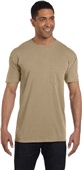 Comfort Colors Adult Heavyweight RS Pocket T-Shirt KHAKI Pocket