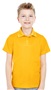 UltraClub Youth Cool & Dry Mesh Piqué Polo GOLD Pocket