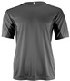 Epic Adult & Youth Color Block Performance Crew T-Shirt CHARCOAL/BLACK Front