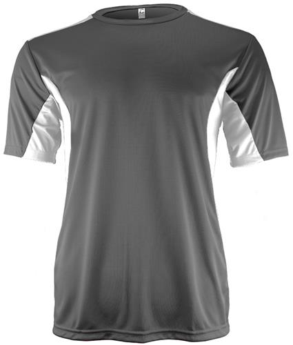 A4 Adult Cooling Performance Color Blocked Crew T-Shirt