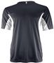 Epic Adult & Youth Color Block Performance Crew T-Shirt NAVY/WHITE Front