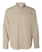 Columbia Men's Tamiami II Long-Sleeve Shirt 7253 FOSSIL Pocket