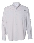 Columbia Men's Tamiami II Long-Sleeve Shirt 7253 COOL GREY Pocket