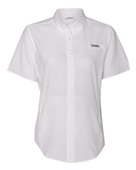 Columbia Ladies' Tamiami II Short-Sleeve Shirt 7277 WHITE Pocket
