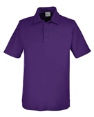 Core 365 Men's Fusion ChromaSoft Pique Polo CE112 CAMPUS PURPLE Pocket