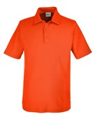 Core 365 Men's Fusion ChromaSoft Pique Polo CE112 CAMPUS ORANGE Pocket