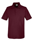 Core 365 Men's Fusion ChromaSoft Pique Polo CE112 BURGUNDY Pocket