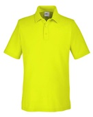 Core 365 Men's Fusion ChromaSoft Pique Polo CE112 SAFETY YELLOW Pocket