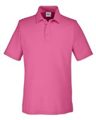 Core 365 Men's Fusion ChromaSoft Pique Polo CE112 CHARITY PINK Pocket