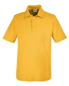 Core 365 Men's Fusion ChromaSoft Pique Polo CE112 CAMPUS GOLD Pocket