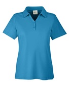 Core 365 Ladies' Fusion ChromaSoft Pique Polo CE112W ELECTRIC BLUE Pocket