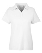 Core 365 Ladies' Fusion ChromaSoft Pique Polo CE112W WHITE Pocket