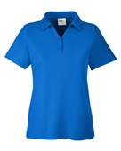 Core 365 Ladies' Fusion ChromaSoft Pique Polo CE112W TRUE ROYAL Pocket