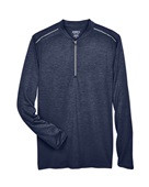 Core 365 Men's Kinetic Performance Quarter-Zip CE401 CLASSC NVY/ CRBN Pocket