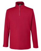 Core 365 Men's Fusion ChromaSoft Pique Quarter-Zip CE405 CLASSIC RED Pocket