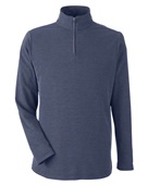 Core 365 Men's Fusion ChromaSoft Pique Quarter-Zip CE405 CLASSIC NAVY HTH Pocket