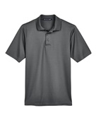 Devon & Jones CrownLux Performance Men's Plaited Polo DG20 GRAPHITE Pocket