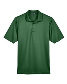 Devon & Jones CrownLux Performance Men's Plaited Polo DG20 FOREST Pocket