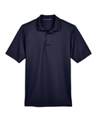 Devon & Jones CrownLux Performance Men's Plaited Polo DG20 NAVY Pocket