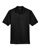 Devon & Jones CrownLux Performance Men's Tall Plaited Polo DG20T BLACK Pocket