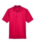Devon & Jones CrownLux Performance Men's Tall Plaited Polo DG20T RED Pocket