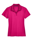 Devon & Jones CrownLux Performance Ladies' Plaited Polo DG20W CROWN RASPBERRY Pocket