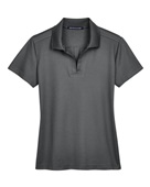Devon & Jones CrownLux Performance Ladies' Plaited Polo DG20W GRAPHITE Pocket