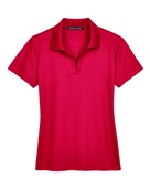 Devon & Jones CrownLux Performance Ladies' Plaited Polo DG20W RED Pocket
