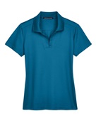 Devon & Jones CrownLux Performance Ladies' Plaited Polo DG20W DARK TEAL Pocket