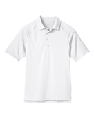 Harriton Adult Tactical Performance Polo M211 WHITE Pocket
