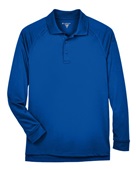 Harriton Men's Advantage Snag Protection Plus Long-Sleeve Tactical Polo M211L TRUE ROYAL Pocket