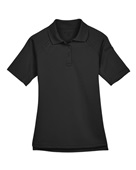 Harriton Ladies' Advantage Snag Protection Plus Tactical Polo M211W BLACK Pocket