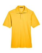 Harriton Men's 5.6 oz. Easy Blend Polo M265 SUNRAY YELLOW Pocket