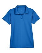 Harriton Ladies' 4 oz. Polytech Polo M315W TRUE ROYAL Pocket