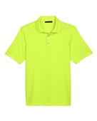 Harriton Men's Advantage Snag Protection Plus IL Snap Placket Polo M345 SAFETY YELLOW Pocket