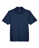Harriton Men's Advantage Snag Protection Plus IL Snap Placket Polo M345 DARK NAVY Pocket