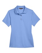 Harriton Ladies' Advantage Snag Protection Plus IL Snap Placket Polo M345W INDUSTRY BLUE Pocket